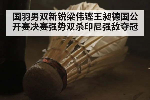 国羽男双新锐梁伟铿王昶德国公开赛决赛强势双杀印尼强敌夺冠